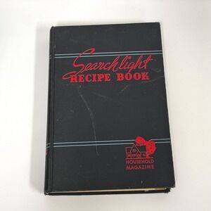 Searchlight Cookbook 1944- Vintage recipe book with index tab categories